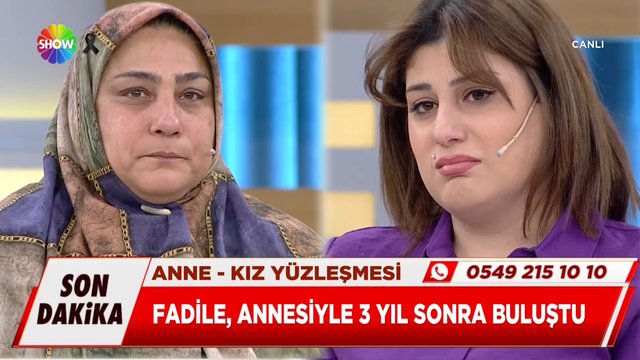 Fadile, annesine kavuştu!