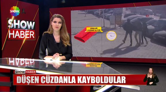 Düşen cüzdanla kayboldular!