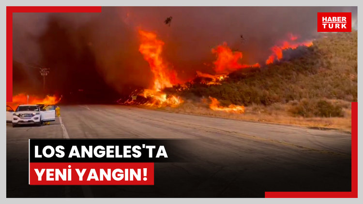 Los Angeles'ta yeni yangın