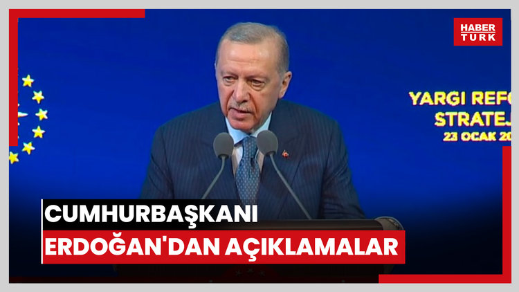 Cumhurbaşkanı Erdoğan'dan açıklamalar
