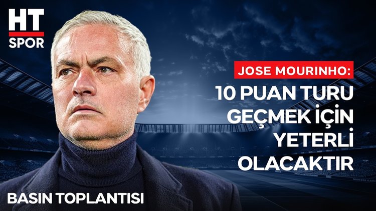 Jose Mourinho'nun O.Lyon maçı sonrası açıklamaları - Basın Toplantısı