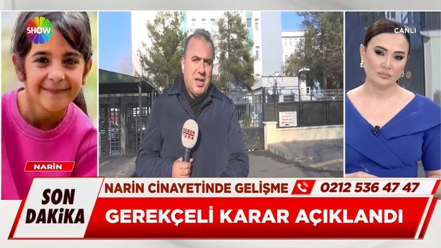 Narin davasında gerekçeli karar açıklandı!