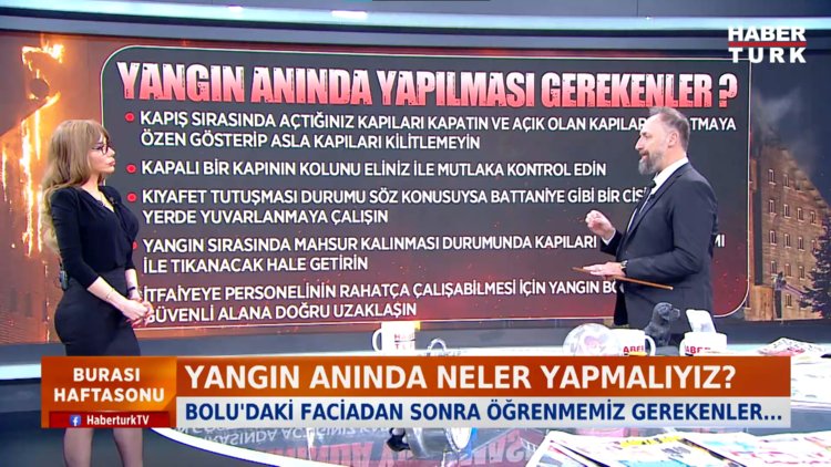 Burası Haftasonu - 25 Ocak 2025 (Yangın Anında Yapılması Gerekenler Nelerdir?)