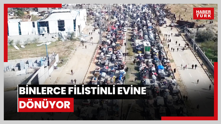 Binlerce Filistinli evine dönüyor