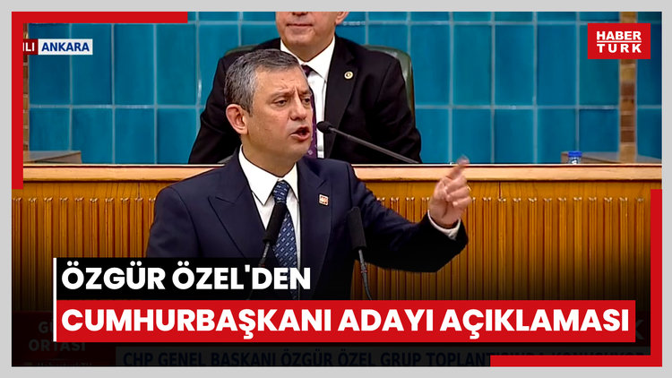 Özgür Özel'den Cumhurbaşkanı adayı açıklaması