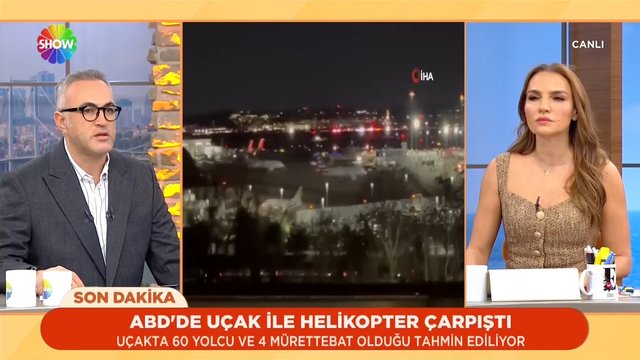 ABD'de uçak ile helikopter çarpıştı! 