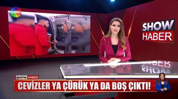 Cevizler ya boş ya da çürük çıktı!