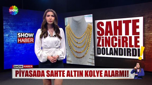 Piyasada sahte altın kolye alarmı!