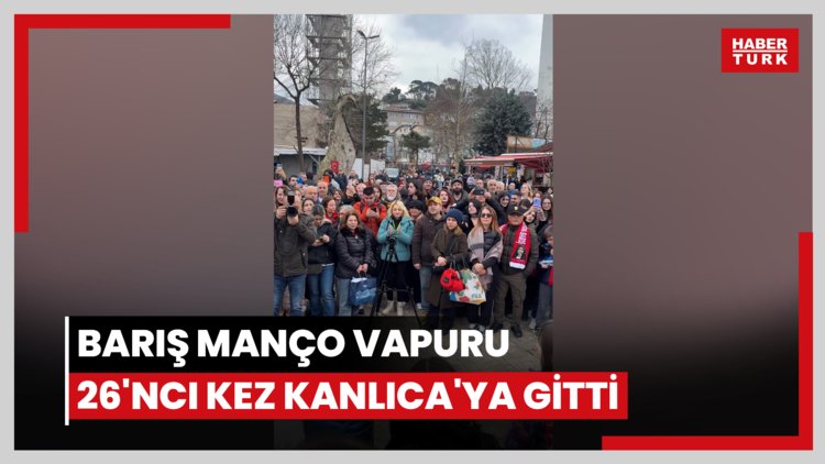 Barış Manço Vapuru 26'ncı kez Kanlıca'ya gitti