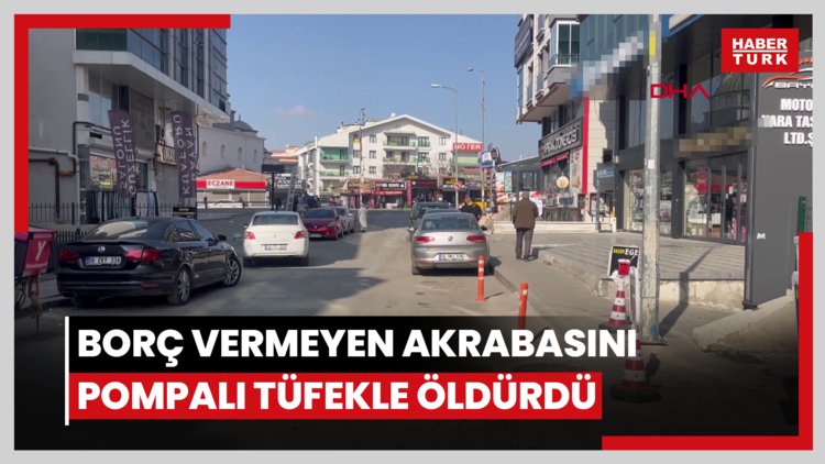 Kumar için borç vermeyen akrabasını pompalı tüfekle öldürdü