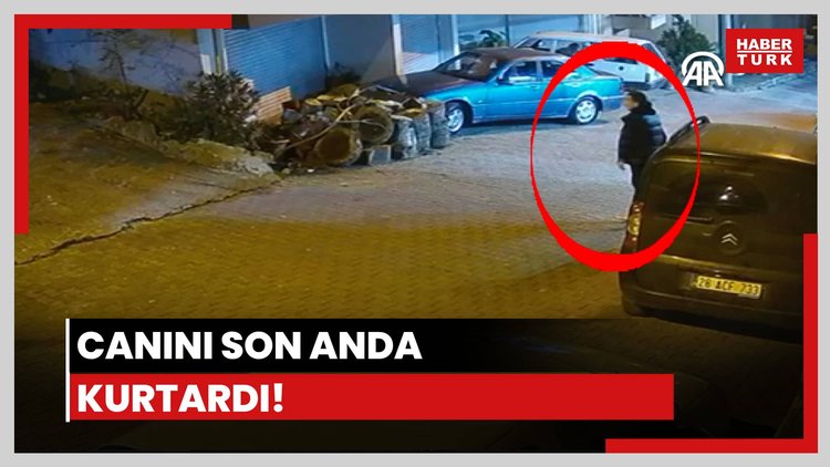 Canını son anda kurtardı!