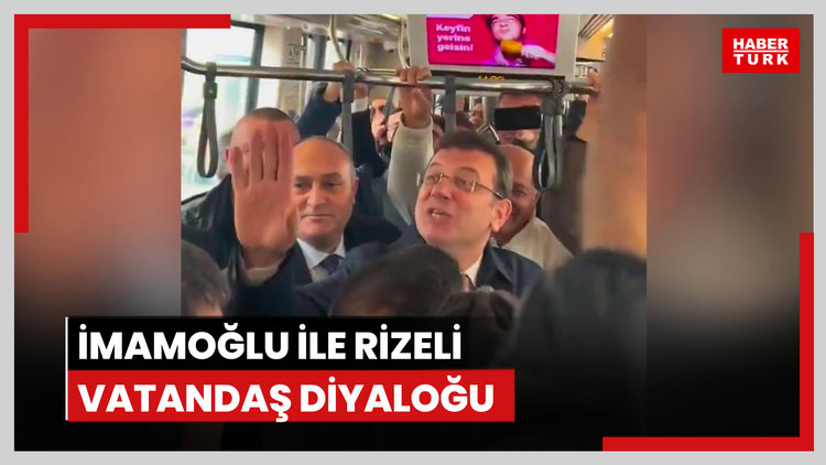 İmamoğlu ile Rizeli vatandaş diyaloğu
