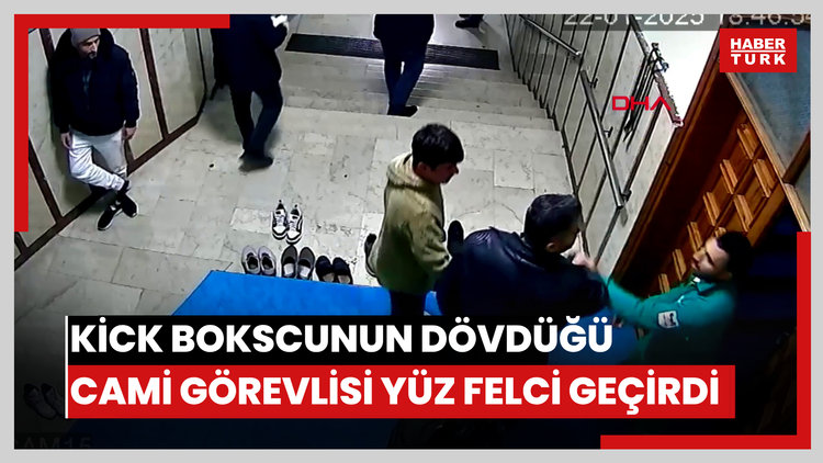 Dünya şampiyonu kick bokscunun dövdüğü cami görevlisinin çenesi kırıldı, yüz felci geçirdi
