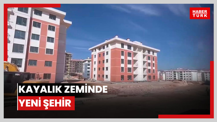 Kayalık zeminde yeni şehir