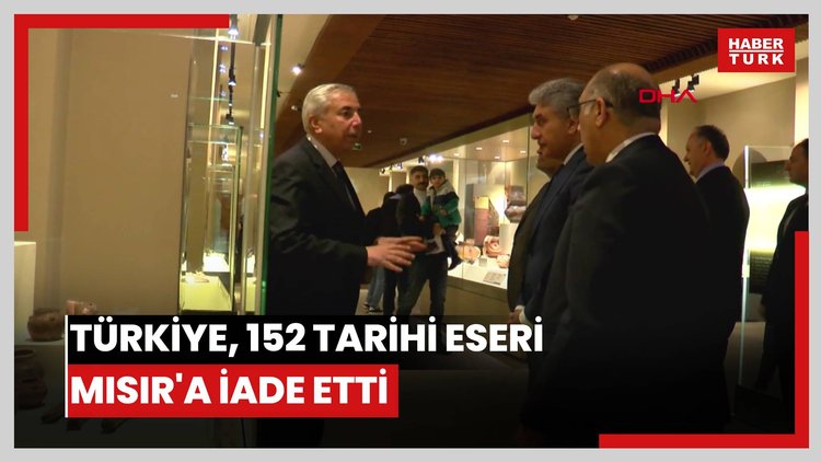 Türkiye, 152 tarihi eseri Mısır'a iade etti