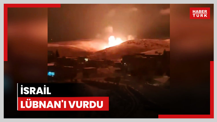 İsrail Lübnan'ı vurdu