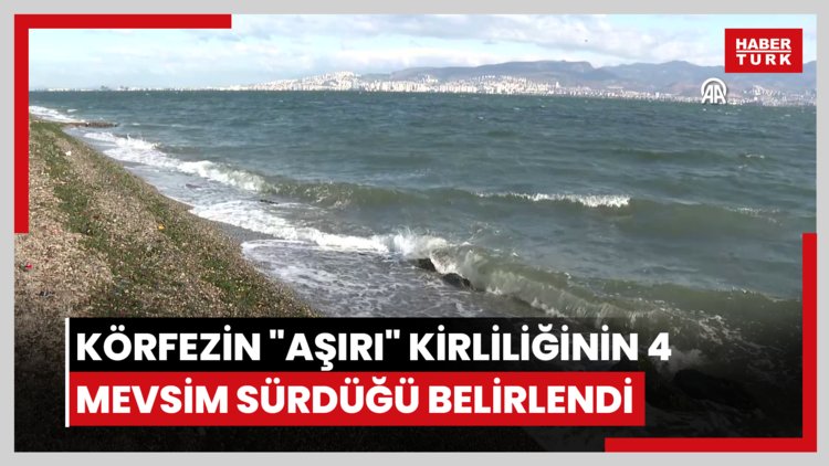 İzmir Körfezi'nin "aşırı" kirliliğinin 4 mevsim sürdüğü belirlendi
