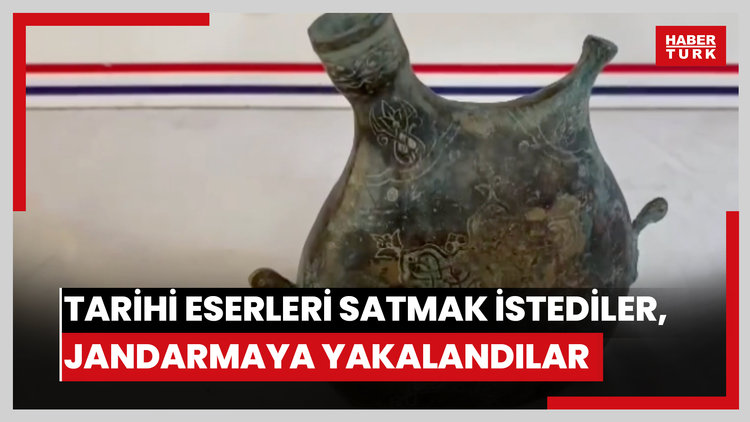 Aydın'da tarihi eserleri satmak istediler, jandarmaya yakalandılar