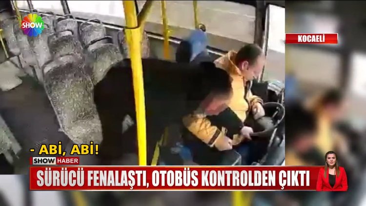 Bayılan şoför kaza yaptı!