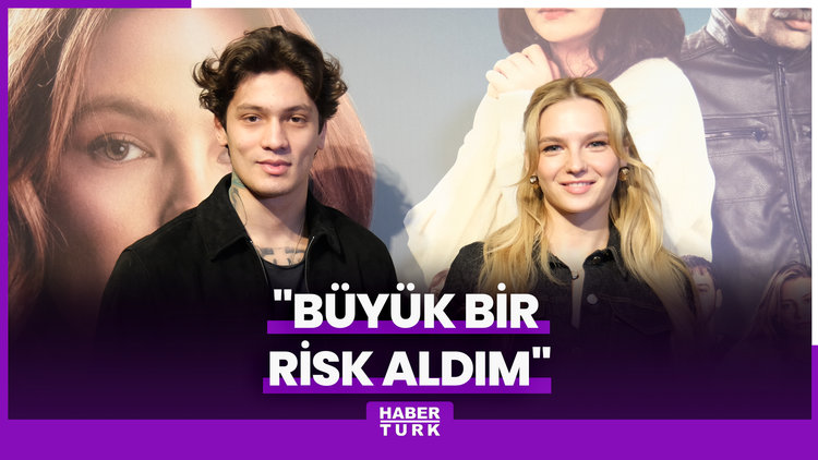 'Aşk Sadece Bir An' filminin başrol oyuncuları Emirhan Çakal ile Nilsu Berfin Aktaş'tan açıklamalar