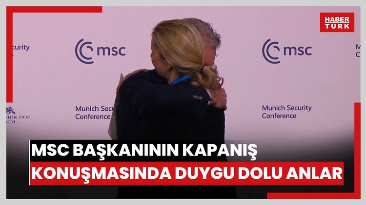 Münih Güvenlik Konferansı Başkanı kapanış konuşmasında duygusal anlar yaşadı