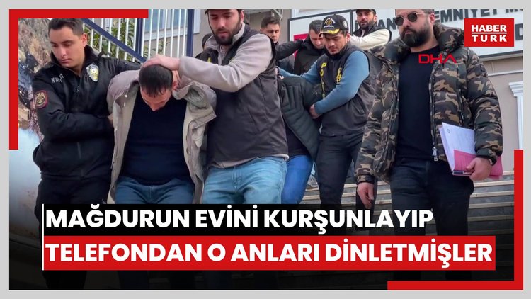 Sultangazi'de mağdurun evini kurşunlayıp telefondan o anları dinletmişler