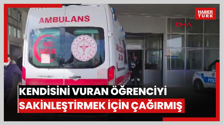 Dekan yardımcısı, kendisini vuran öğrenciyi sakinleştirmek için odasına çağırmış