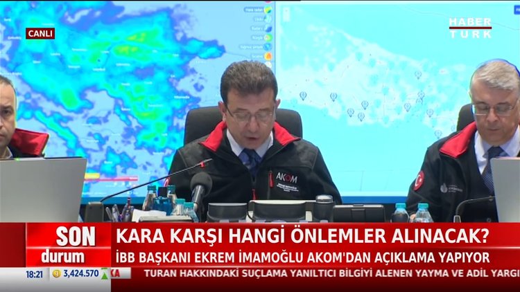 İmamoğlu, AKOM'da açıklamalarda bulundu