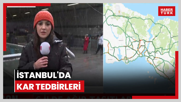 İstanbul'da kar tedbirleri