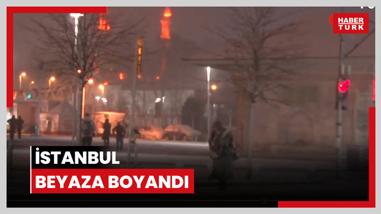 İstanbul beyaza büründü