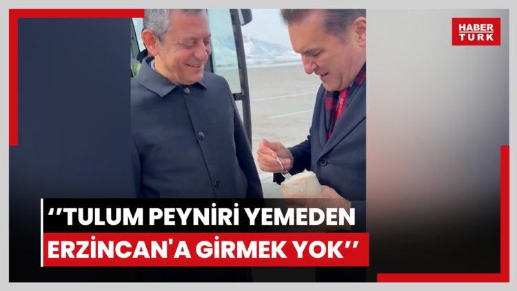 Sarıgül'den Özel'e: Tulum peyniri yemeden Erzincan'a girmek yok