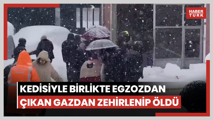 Uyuyakaldığı otomobilde, kedisiyle birlikte egzozdan çıkan gazdan zehirlenip öldü