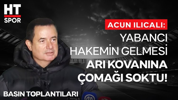 Acun Ilıcalı maç sonrası açıklamalarda bulundu - Basın Toplantıları