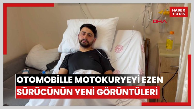 Pendik'te otomobille motokuryeyi ezen sürücünün yeni görüntüleri ortaya çıktı
