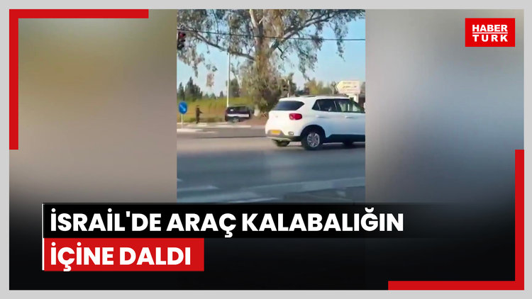 İsrail'de araç kalabalığın içine daldı