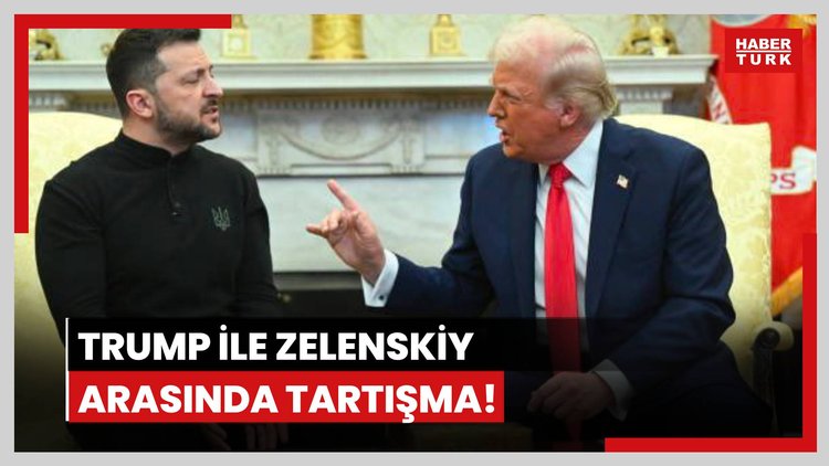Trump ile Zelenskiy arasında tartışma!
