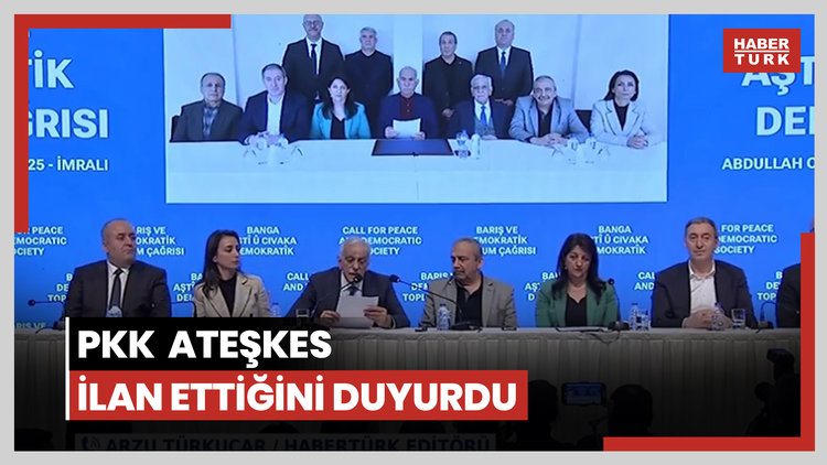 Terör örgütü PKK, çağrıyı kabul ettiğini ve ateşkes ilan ettiğini duyurdu