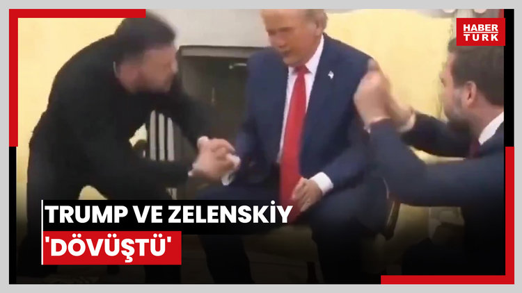 Trump ve Zelenskiy, 'dövüştü'