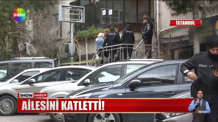 Karısı ile 3 çocuğunu öldürdü!