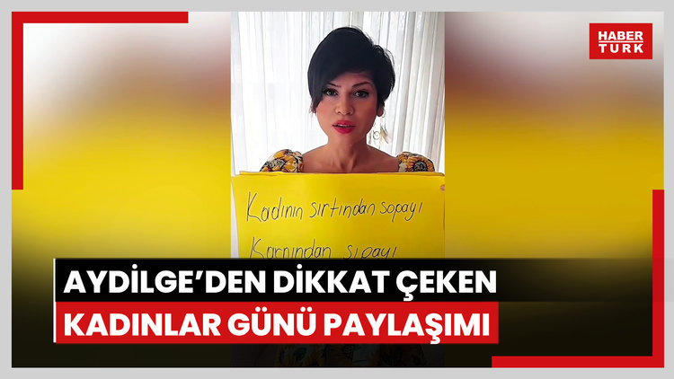 Aydilge'den dikkat çeken Kadınlar Günü paylaşımı