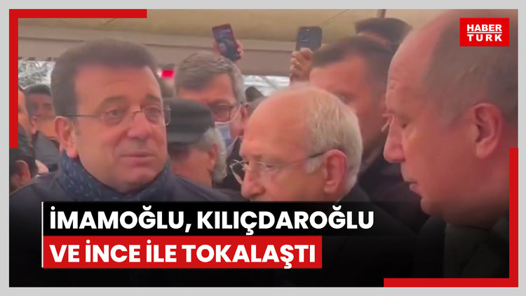 İmamoğlu, Kılıçdaroğlu ve İnce ile tokalaştı
