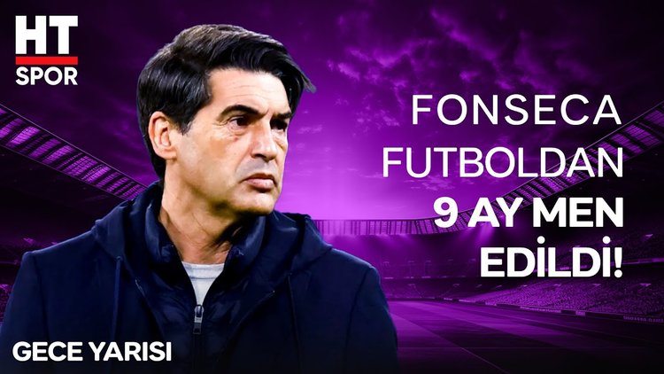 Lyon Teknik Direktörü Paulo Fonseca'ya tarihi ceza! - Gece Yarısı