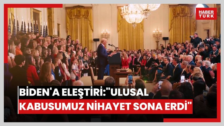 Trump'tan Biden'a eleştiri: "Ulusal kabusumuz nihayet sona erdi"