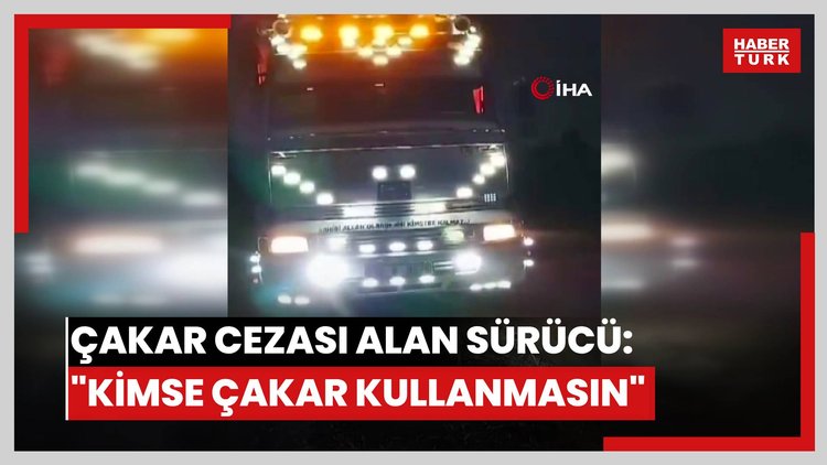 138 bin lira çakar cezası alan sürücü: "Kimse çakar kullanmasın"