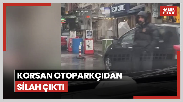 Korsan otoparkçılara denetim; üzerinden silah çıktı