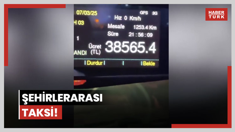 Şehirlerarası taksi!