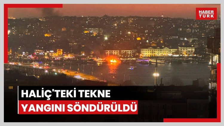 Fatih'te 2 teknede çıkan yangın söndürüldü