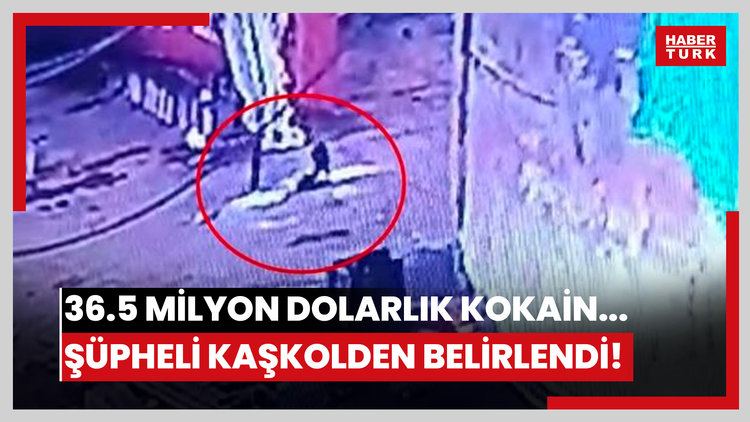 DHA, 36,5 milyon dolarlık uyuşturucu operasyonunun görüntüsüne ulaştı; şüpheli kaşkoldan belirlendi