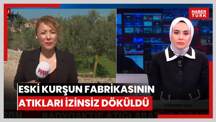 Eski kurşun fabrikasının atıkları izinsiz döküldü, belediye fotoğraflarla belgeledi