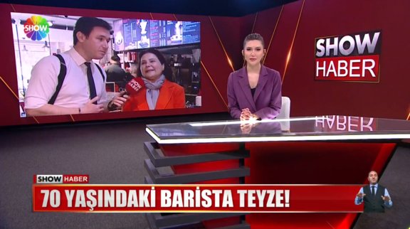 70 yaşındaki barista teyze!